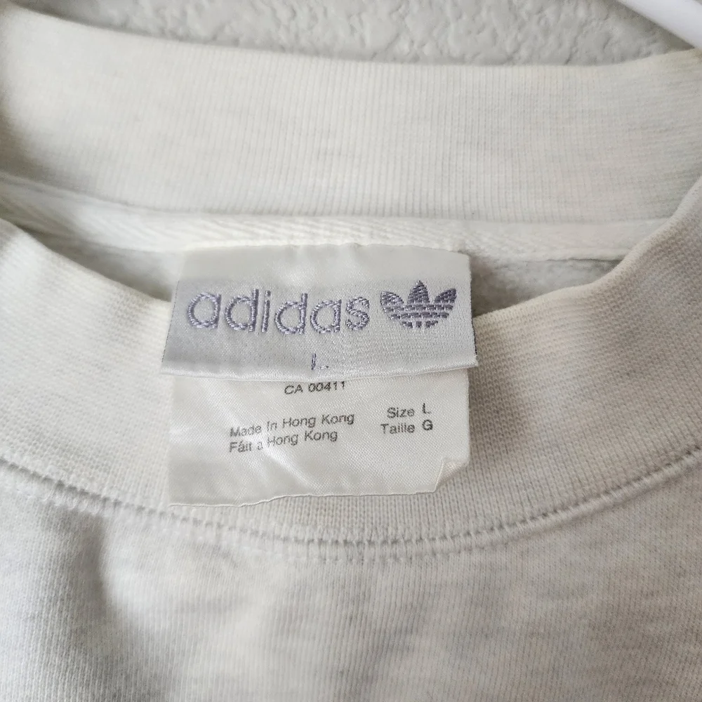 ADIDAS x VINTAGE‎ Flag Archive crewneck sweatshirt ORIGINAL VINTAGE 90s